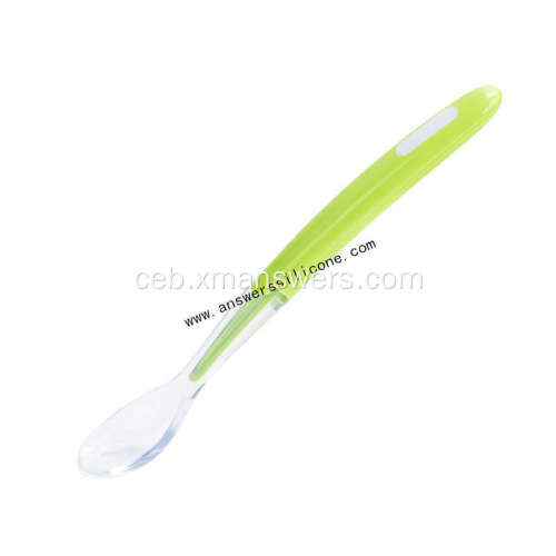 BPA Free Silicone Rubber Feeding Spoon para sa Masuso